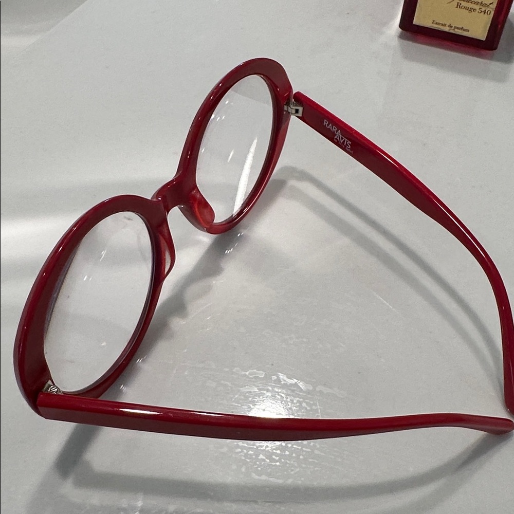 Rara Avis prescription Red Oval Women's  Glasses - Picture 2 of 4